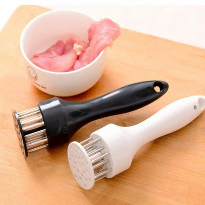 Stainless Steel Meat Tenderizer Needle: Professional Kitchen Tool for Cooking - Perfect Steak Tenderizer and Rib Breaker