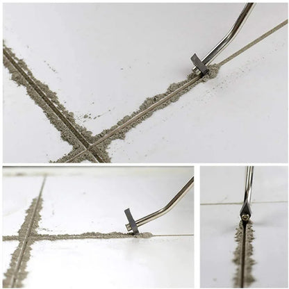 Replaceable Ceramic Tile Grout Remover – Tungsten Steel Drill Bit for Floor & Wall Seam Cleaning