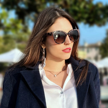 ZENOTTIC Women’s Cat Eye Polarized Sunglasses – Oversized Retro UV400 Designer Shades