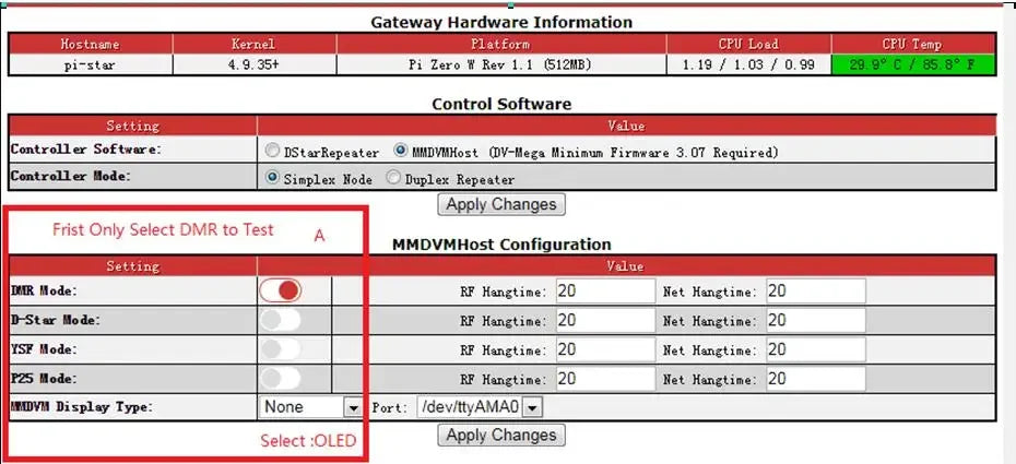 New MMDVM WiFi Digital Voice Hotspot — NXDN, P25, YSF, Pistar, DSTAR, DMR Compatible with Raspberry Pi + 16GB Card