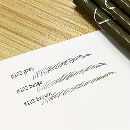 Ultra Fine Eyebrow Pen | 0.008mm Waterproof, Smudge-Proof, Sweat-Proof, Long-Lasting, High Pigmented Liquid Pencil