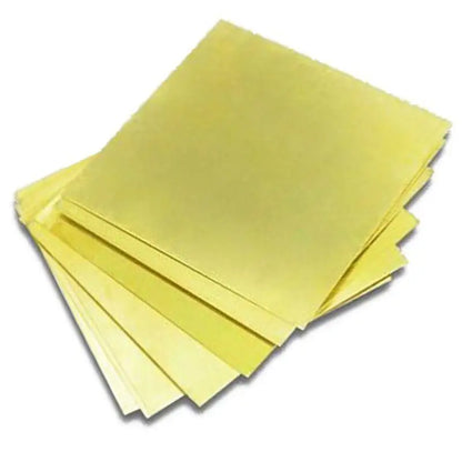 Brass Sheet Plate – 0.1-8mm Thickness for CNC Cutting, Frame Models & DIY Construction Projects