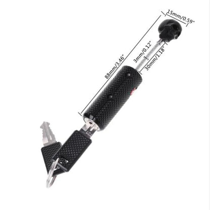 Skull Shape TSA Combination Luggage Lock – High Security Anti-Theft Padlock with Steel Cable for Travel & Overseas Use