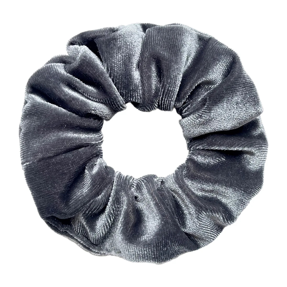 Vintage Velvet Hair Scrunchies for Women & Girls – Solid Color Ponytail Holder Elastic Hair Bands, Soft Fashion Hair Ties Accessories
