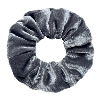 Vintage Velvet Hair Scrunchies for Women & Girls – Solid Color Ponytail Holder Elastic Hair Bands, Soft Fashion Hair Ties Accessories