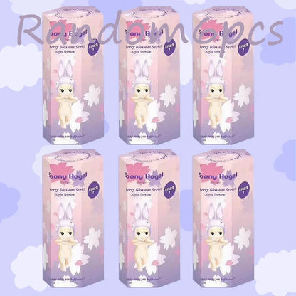 Angel Doll Cherry Blossom Night Series Blind Box | Hippers Action Figure Phone Ornament Gift