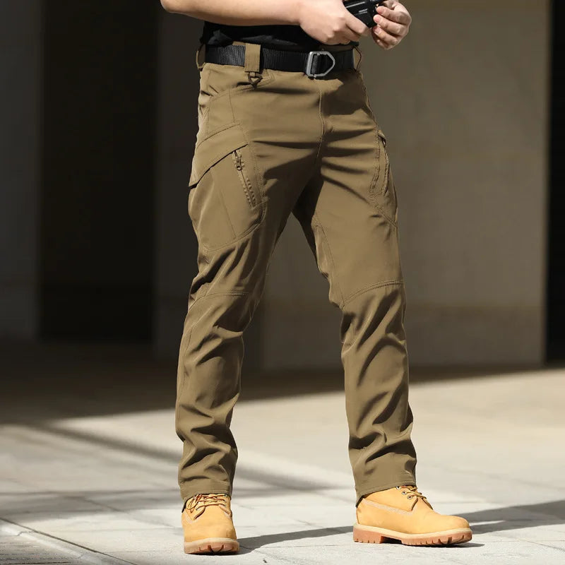 Spring-Autumn Water-Resistant Tactical Hiking Pants – Stretch Desert Camouflage Military Utility Trousers