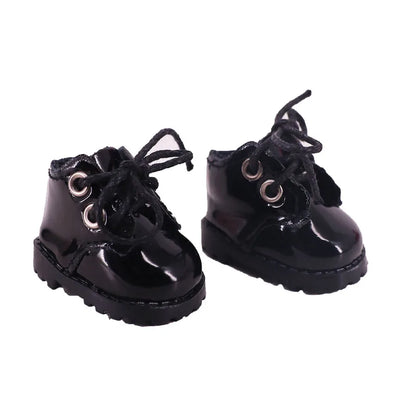 3.8cm Doll Canvas & Leather Shoes for 17cm Labubu Dolls – Cute Doll Clothes Accessories & Gift for Girls