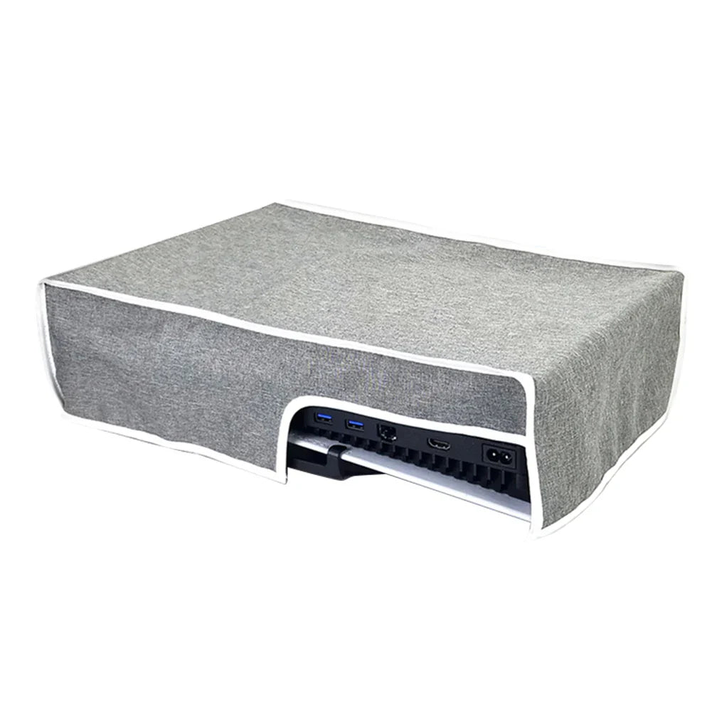 Vertical/Horizontal Dust Cover for PS5 Slim Console – Anti-Scratch Waterproof Protective Sleeve, Removable 1680D Oxford