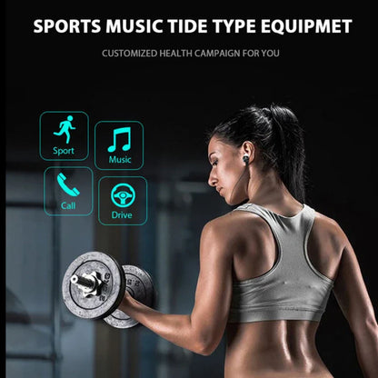 XT11 Wireless Sports Earphones – In-Ear Waterproof Neckband Bluetooth Headset with Mic