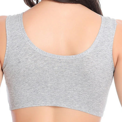 Plus Size Cotton Seamless Bra S–6XL – Breathable Hollow Out Bralette with Removable Pads, Comfortable Women’s Underwear Brassiere