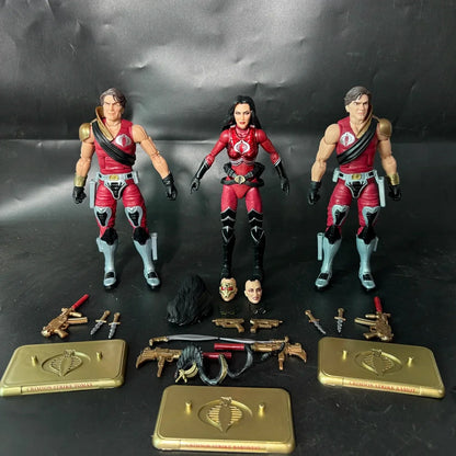 G.I. Joe Classified 6" Action Figures – Dr. Mindbender, Snake Eyes, Dreadnok Torch & Zandar Toy Gift