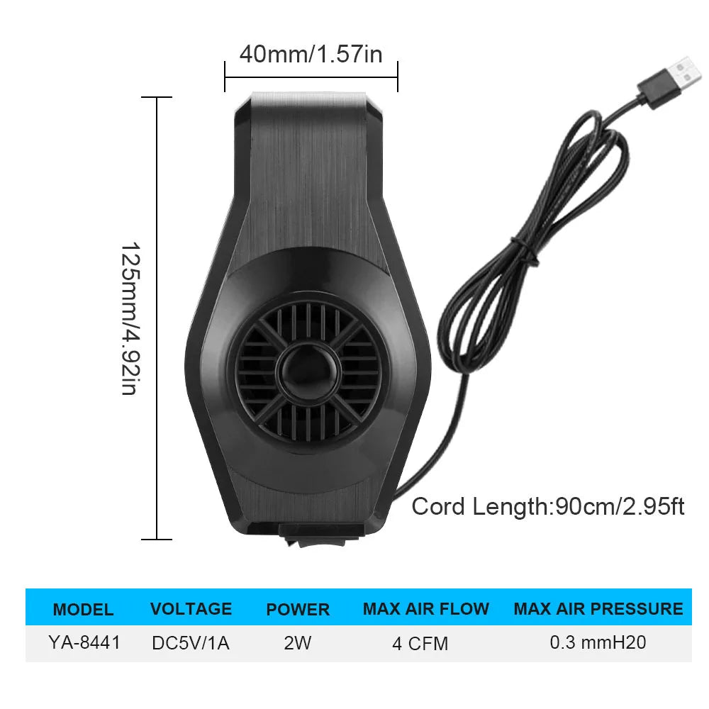 USB Fish Tank Cooling Fan – Mini Powerful Fan with Speed Regulation for Heat Dissipation in Shrimp & Grass Tanks