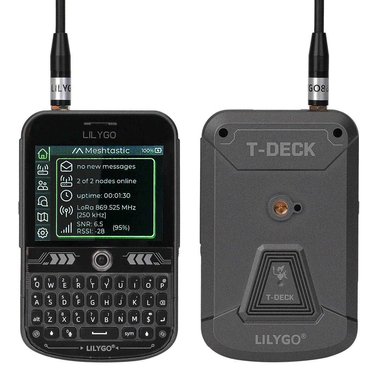 LILYGO T-Deck Plus LoRa Mesh Radio - ESP32-S3 GPS LoRaWAN Pocket Tracker for Meshtastic