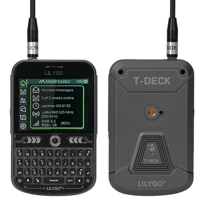 LILYGO T-Deck Plus LoRa Mesh Radio - ESP32-S3 GPS LoRaWAN Pocket Tracker for Meshtastic
