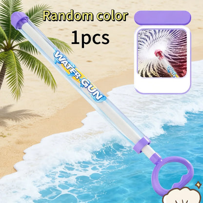 Pull-Back Water Spray Gun - 1/3/6-Piece Outdoor Water Toys for Kids, Pool, Lawn & Summer Splash Games