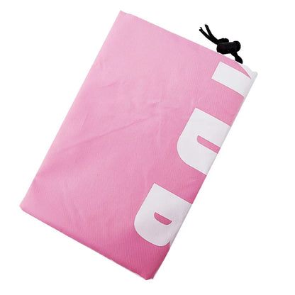 Nylon Foldable Laundry Bag - Travel-Friendly, Machine-Washable Clothes Organizer with Drawstring, Bathroom Storage Accessory