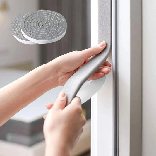 Cotton Foam Sealing Strip Adhesive – Anti-Collision, Soundproof & Windproof Door/Window Insulation Tape