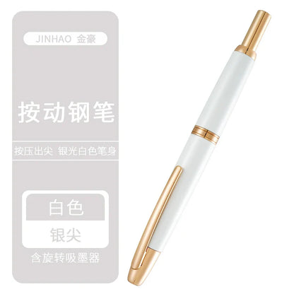Jinhao 10 Limited Edition Gradient Fountain Pen — Retractable Press, EF/F Nib with Ink Converter, Writing Gift Pen