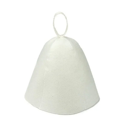 Felt Sauna Hat — Steam Cap for Men & Women, Home and Steam Room Sauna Accessory