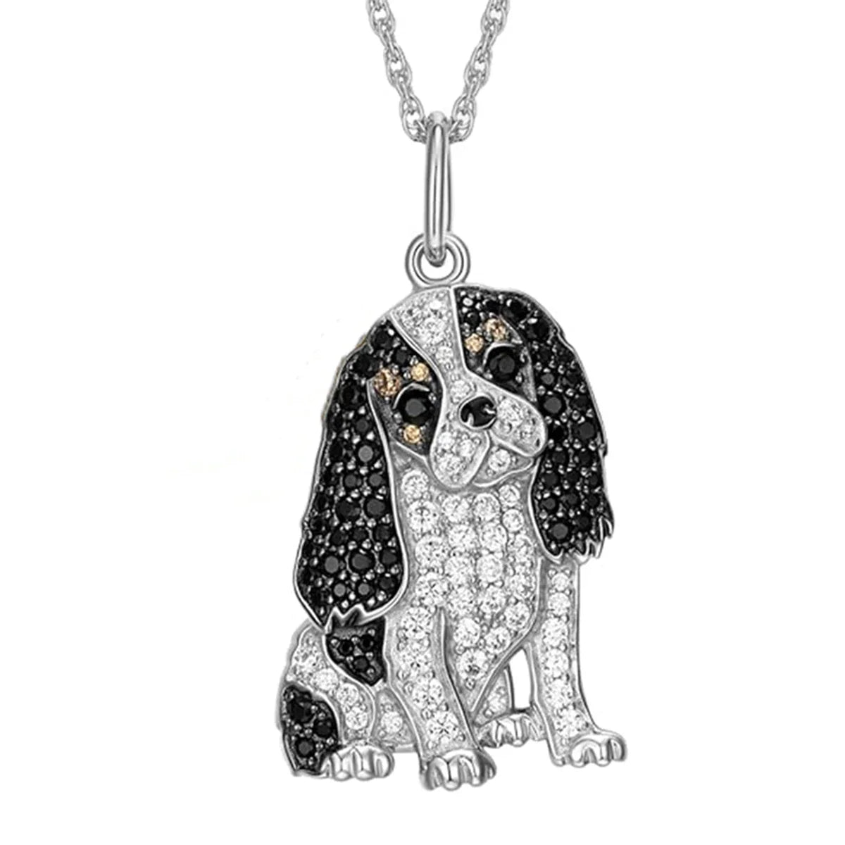 Schnauzer Dog Pendant Necklace – Cute & Elegant Puppy Jewelry for Women, Perfect Gift for Dog Lovers