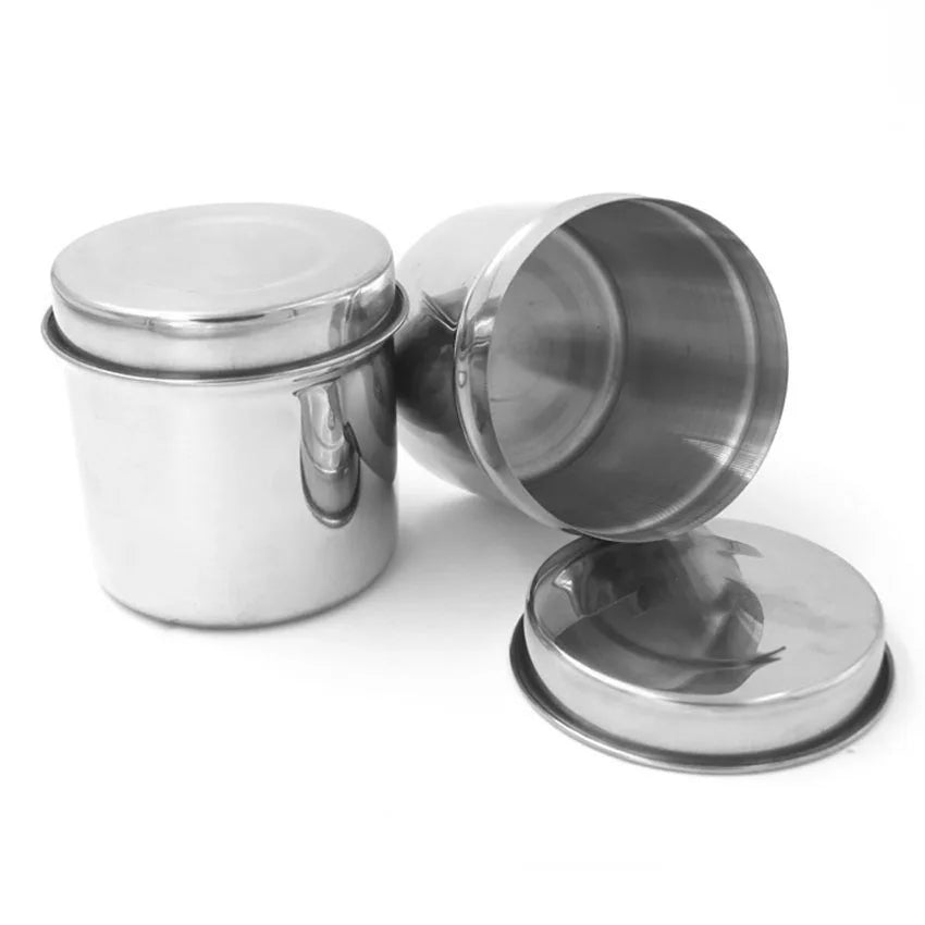 Stainless Steel Kidney-Shaped Sterilized Tray – Medical, Dental & Surgical Tweezers Container Jar
