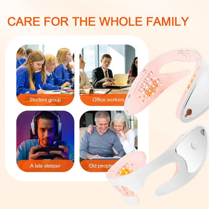 Eye Massager with Hot Compress – Vibration Therapy for Eye Fatigue Relief & Relaxation