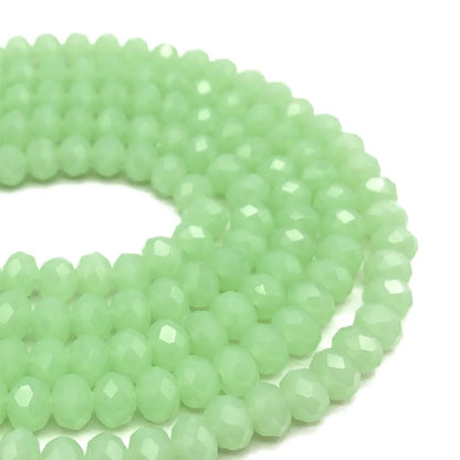 Faceted Crystal Glass Beads 2-8mm Loose Spacer Beads for DIY Jewelry Making Bracelets & Earrings