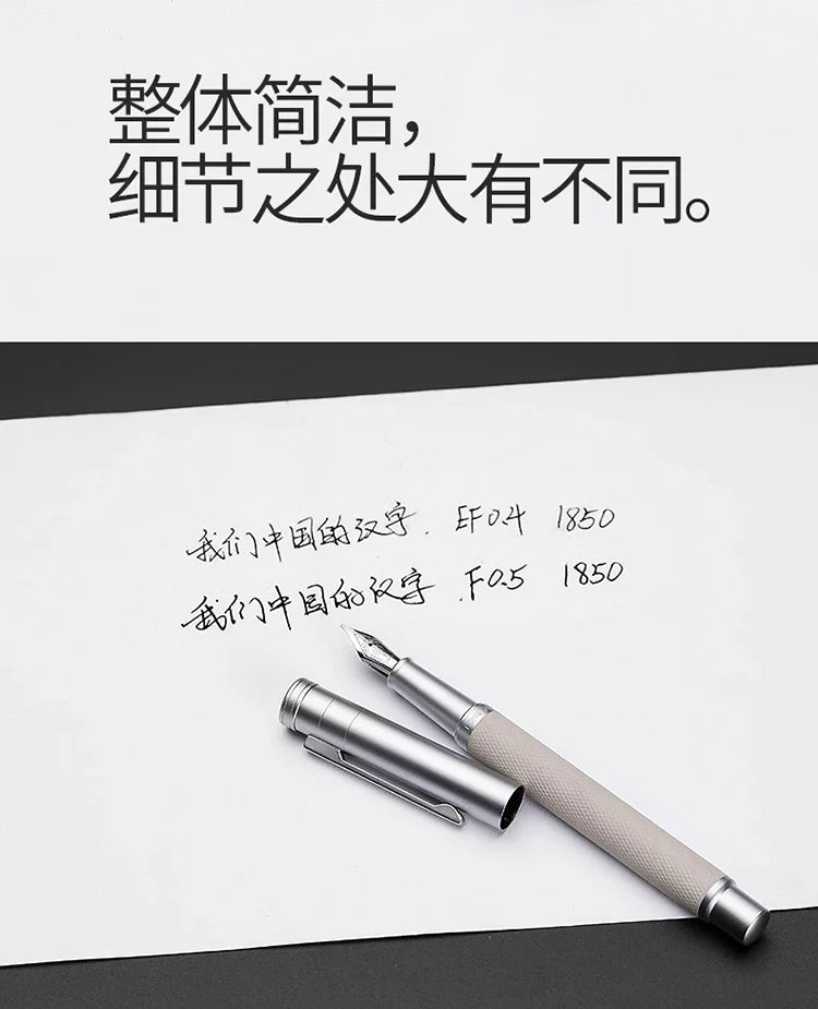 LT Hongdian Titanium Black Forest Calligraphy Pen — Student & Business Ink Pen with Gift Box