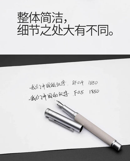 LT Hongdian Titanium Black Forest Calligraphy Pen — Student & Business Ink Pen with Gift Box