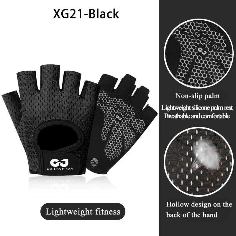 Gym Fitness Gloves – Half Finger Weight Lifting & Training Gloves for Men & Women, Workout Hand Protection