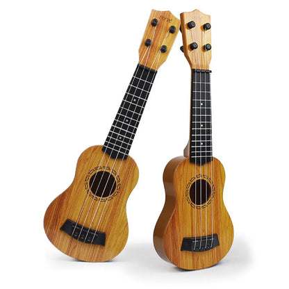 35cm Kids Guitar Toy – Educational Musical Instrument for Beginners, Simulation Ukulele Style Learning Music Toy for Children