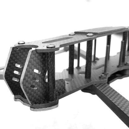 MARK V2 3K Carbon Fiber H-Type FPV Drone Frame Kit – 8/9/10 inch, 367/387/427mm Wheelbase for Freestyle & Long Range Racing