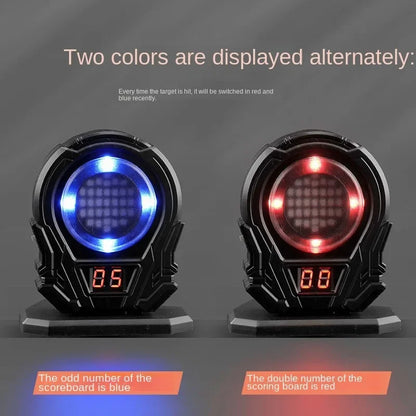 Infrared Laser Target Shooting Practice Toy with Sound Effects – Color Sensitive Electronic Scoring Trainer