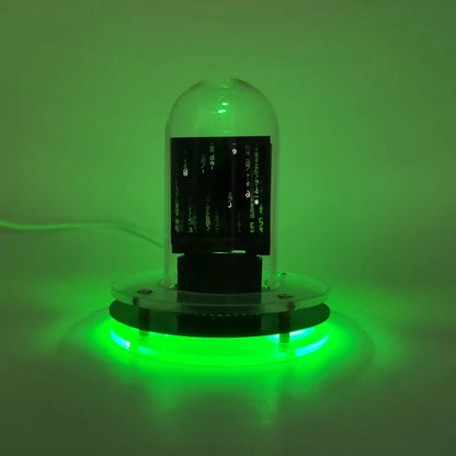 Bitcoin Price Tracker Nixie Tube Alarm Clock with RGB Lights, WiFi Weather Station, DIY Album & GIF Display
