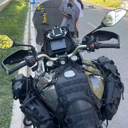 Universal Motorcycle Tank Bag Base - Multi-Purpose Off-Road Tank Vest Mounting Set