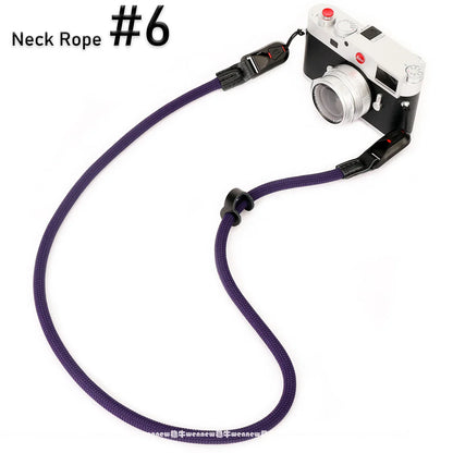 Nylon Rope Sling Quick Release Camera Strap – Wrist & Neck Shoulder Strap for Fujifilm, Sony, Nikon, Canon & Leica Mirrorless Cameras