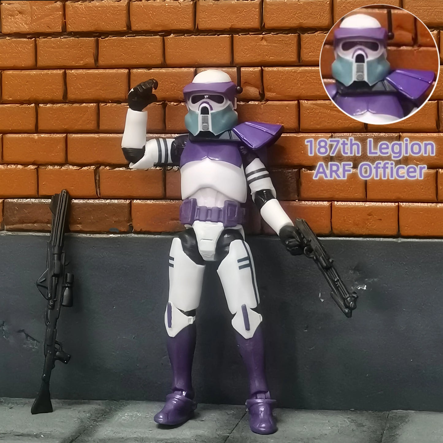 Star Wars 3.75" Clone Trooper Action Figure — 1/18 501st & 187th Legion REX ARF P1/P2 Toy Model