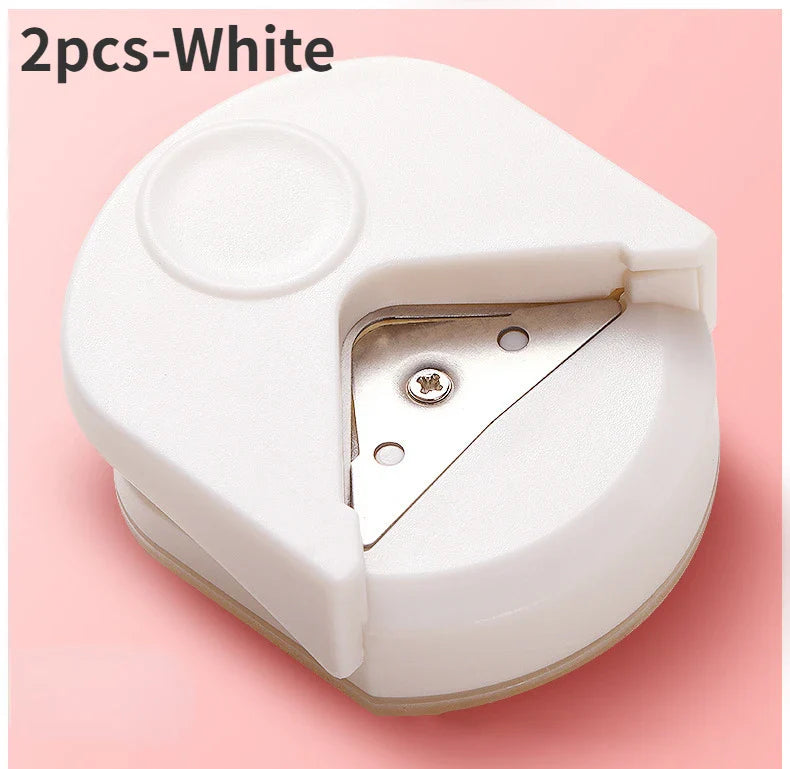 Portable Circle Cutter & Corner Rounder Machine – Button Maker Tool for Paper, Cards & Photos, Precision Corner Punching Craft Cutter for DIY Projects
