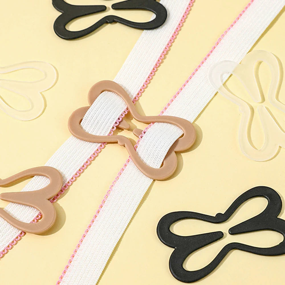 Invisible Anti-Slip Bra Strap – Adjustable Transparent Shoulder Strap with Secure Buckle Support
