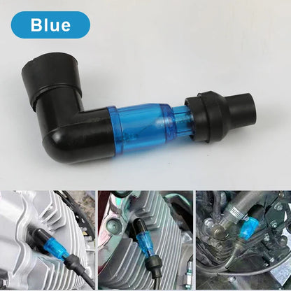 BLALION Universal Motorcycle Spark Plug Cap – 90° Flash Ignition Cap for Moto Engines