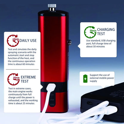 HM-02 Handheld Portable Air Compressor – Automatic Airbrush Pump for Hobby, DIY & Model Spraying