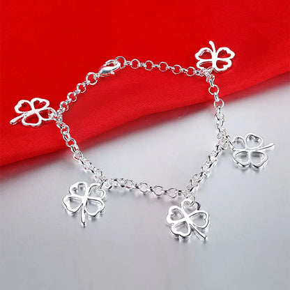 925 Sterling Silver Bead Bracelet – High-Quality Romantic Chain for Women, Fashion Jewelry Gift for Engagement, Party & Wedding