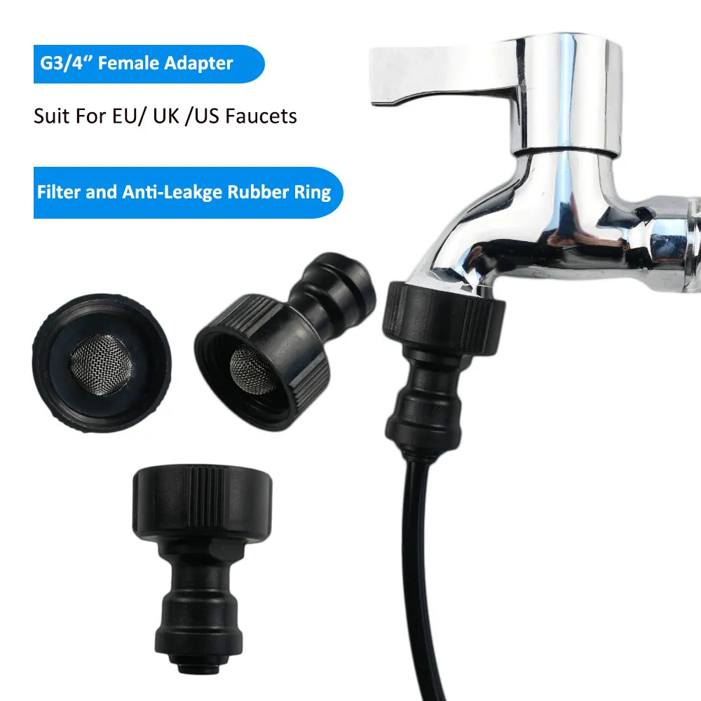 DIY Universal Spray Kit - Flexible Bending Design for Greenhouse, Garden, Patio Misting and Plant Watering Irrigation System