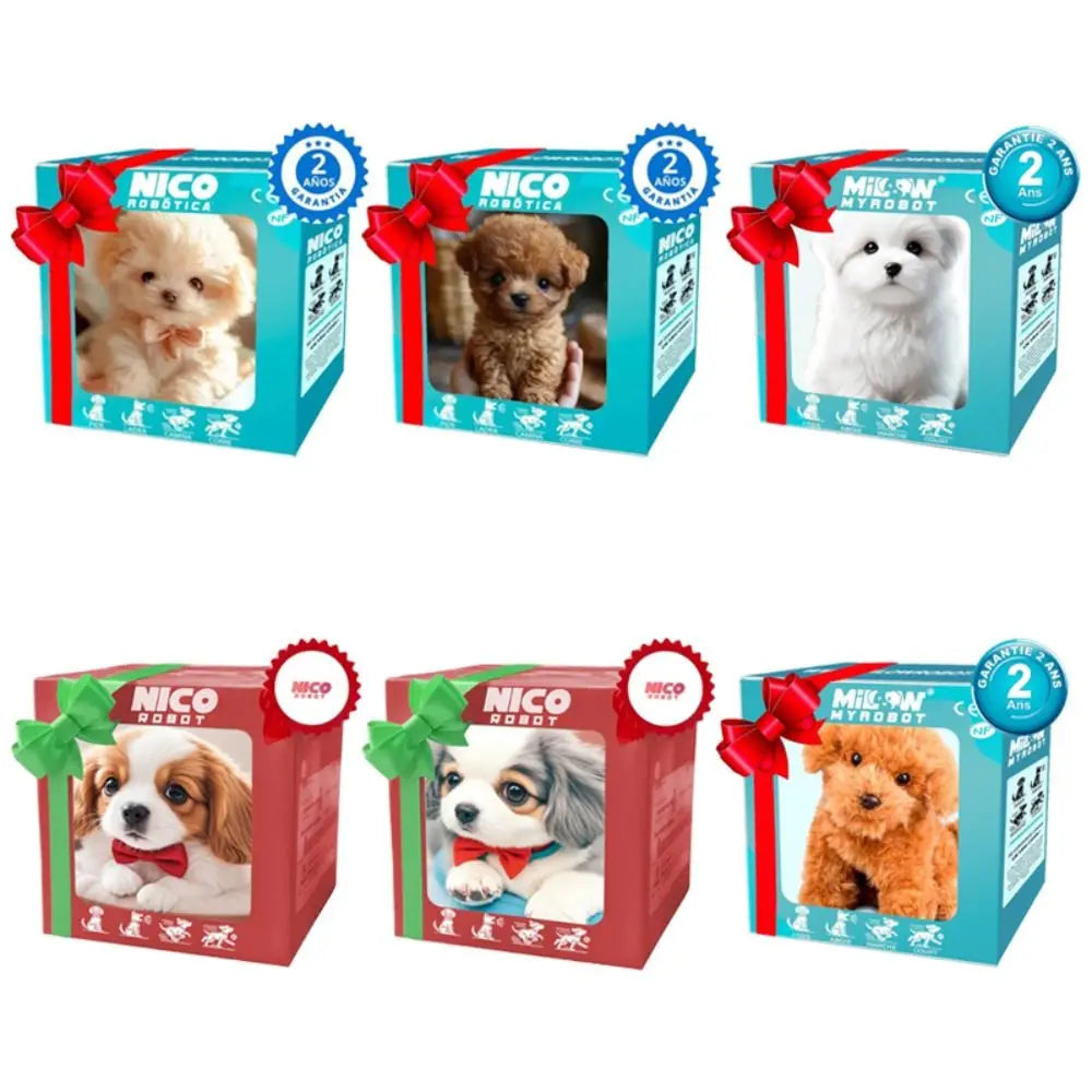 Interactive Robot Puppy Plush Toy - Walking, Barking & Tail Wagging Dog Toy for Kids Educational Gift
