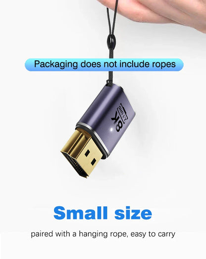 HDMI-Compatible Cable Adapter – Mini/Micro HDMI to HDMI 2.1 Converter, 48Gbps, 8K60Hz, 4K120Hz for PS4, PS5, Laptop, PC, Projector