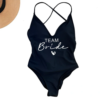 Women's Padded One Piece Swimsuit - Sexy Plus Size Beachwear Bathing Suit for Summer & Bachelorette Parties