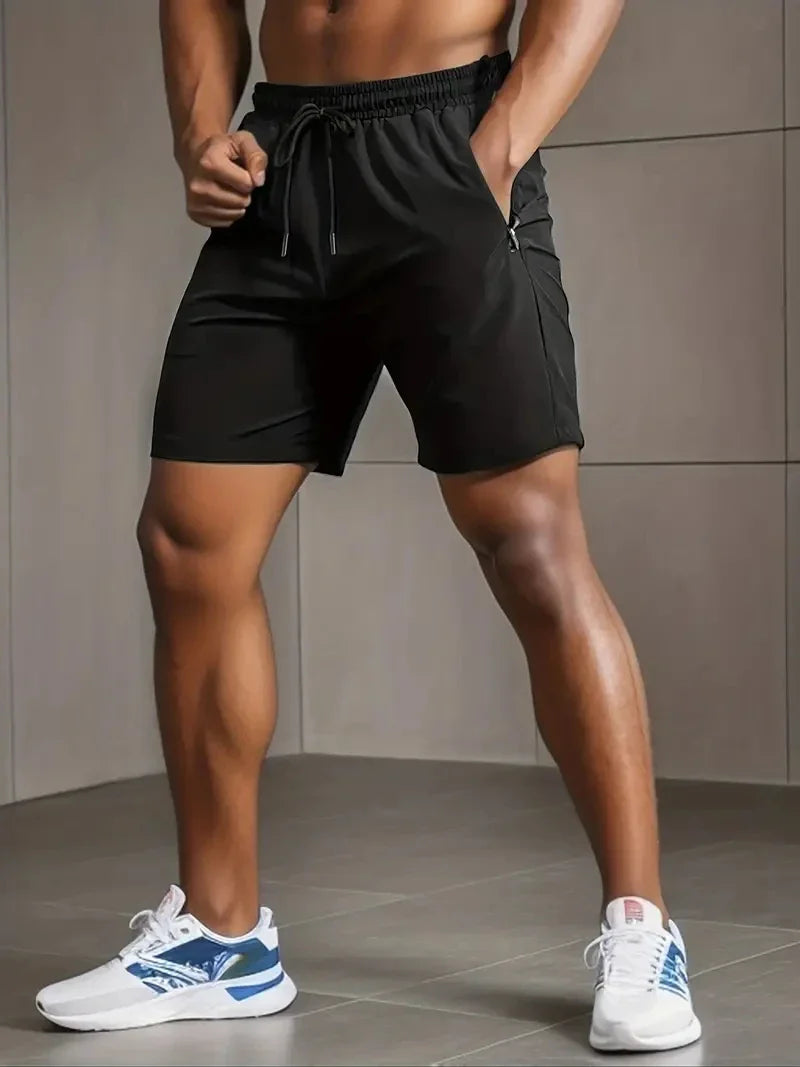 UETEEY Men’s Summer Shorts — Gym, Running & Fitness Quick-Dry Workout Pants