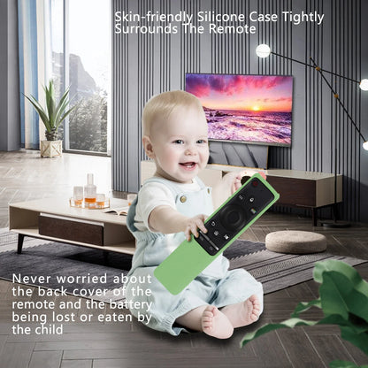 Shockproof Silicone Cover for Samsung TV Voice Remote Control: Compatible with BN59-01312B, BN59-01312H, BN59-01312F, BN59-01312M, RMCSPR1B
