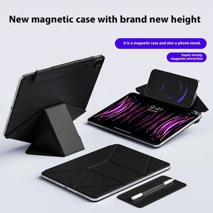 Smart Folio Case for iPad — Compatible with A16 2025 Air 7, 10th Gen 10.9″, Pro 11/13″, Air 4/5, M3/M5 Pro 11/13″